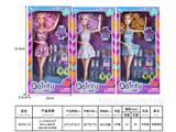 OBL10477472 - 11.5寸实身11关节芭比公主套装 配 换鞋 发夹 耳环吸塑