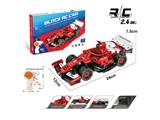 OBL10478011 - 1:16 DIY拼装积木遥控车-F1赛车-法拉利                （颗粒数：390pcs）不包电