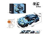 OBL10478020 - 1:16 DIY拼装积木遥控车-布加迪         （颗粒数：395pcs）