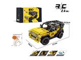 OBL10478025 - 1:16 DIY拼装积木遥控车-路虎卫士                 （颗粒数：407pcs）