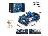 OBL10478032 - 1:16 DIY拼装积木遥控车-猛禽警车               （颗粒数：403pcs）