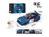 OBL10478033 - 1:16 DIY拼装积木遥控车-野马警车         （颗粒数：404pcs）