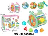 OBL10479629 - 益智婴幼儿童早教玩具 鲸鱼塞塞乐加配款+3面板
（带1块锤锤乐面板+1块拨拨乐面板+1块旋转齿轮面板）
（功能面板采用UV印）