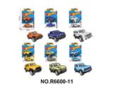 OBL10479873 - 1:64风火轮6款合金车片装（悍马，越野车，皮卡）