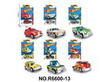 OBL10479875 - 1:64风火轮合金6款片装（汽车，巴士，轿车）