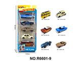OBL10479901 - 6款1:64风火轮合金车5只装