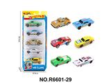 OBL10479922 - 6款1:64风火轮皮卡，肌肉车，越野车合金车5只装