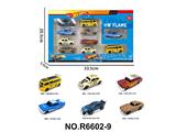 OBL10479932 - 6款1:64风火轮合金车10只装