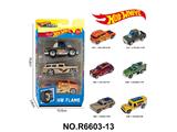 OBL10479979 - 1:64风火轮合金6款3只装（汽车，巴士，轿车）
