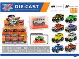 OBL10480542 - 1:64 合金越野车 回力 （盒装36只）