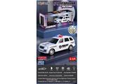 OBL10481228 - 1:14四通仿真遥控车路虎警车 精品五面开窗陈列架金银卡工艺