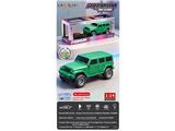 OBL10481230 - 1:14四通仿真遥控车吉普车, 精品五面开窗陈列架金银卡工艺
