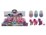 OBL10482382 - 蛋装塑料小马带手提包配件 3款混装 20PCS