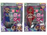 OBL10482821 - 第12代OMG..LOL豪华版QUEENS皇后系列9寸实身惊喜娃娃。 手提包。过家家吸塑套装