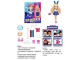 OBL10482835 - 高档FAIL.FIX.9寸11关节实身3D真眼珠变脸化妆芭比头发带香味。娃娃带11样不同惊喜配件。一件时装衣衣服
