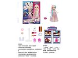 OBL10482838 - 高档FAIL.FIX.9寸11关节实身3D真眼珠变脸化妆芭比头发带香味。娃娃带11样不同惊喜配件。一件时装衣衣服