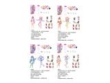 OBL10482876 - 15代高档惊喜115寸12关节实身泰迪熊萌宠芭比带1套动物毛绒时装衣服带发夹，手提包，鞋子项链4款配件另外带一只随机小动物有2套衣服