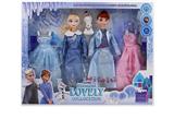 OBL10482881 - 三代11.5寸实身冰雪公主双人带雪宝 带衣服