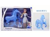 OBL10482900 - 11.5寸实身11关节冰雪奇缘艾莎带（丙料）马
