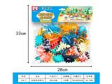OBL10483997 - 96PCS滚球轨道积木（袋庄）