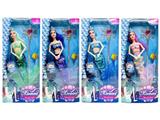 OBL10484468 - 11.5寸9关节实身美人鱼芭比。魔术棒饰品4款混装