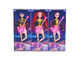 OBL10484562 - K-POP 猎魔男团动画版  11.5寸实身12关节男人带吉他猎魔乐队三人随机混装