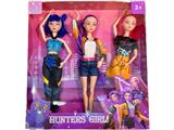 OBL10484610 - K-POP 猎魔女团真人版11.5寸12关节实身Rumi鲁米打歌芭比3人混装
