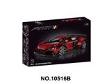 OBL10484924 - DIY跨境拼装积木车              1:10 金属红R8