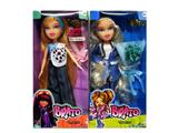 OBL10485049 - BRATZ 夏天系列10寸大脚大腿实身大头贝兹娃娃带一束真花