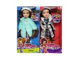 OBL10485056 - BRATZ 冬天系列10寸大脚大腿实身大头贝兹娃娃带真人化妆油