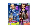 OBL10485061 - BRATZ 夏天系列10寸大脚大腿实身大头贝兹娃娃带真人化妆油