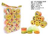 OBL10485638 - 中号六款表情盖子彩虹圈