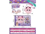 OBL10487829 - 小猫咪毛绒包包+DIY串珠女孩饰品过家家套装（手环）