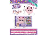 OBL10487830 - 小猫咪毛绒包包+DIY串珠女孩饰品过家家套装（戒指）