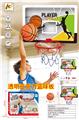 OBL10489003 - 透明亚克力篮球板（配1粒10cm篮球+1只打气筒+1个篮球网+2个贴钩）