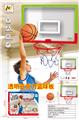 OBL10489004 - 透明亚克力篮球板（配1粒10cm篮球+1只打气筒+1个篮球网+2个贴钩）