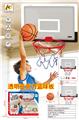 OBL10489005 - 透明亚克力篮球板（配1粒10cm篮球+1只打气筒+1个篮球网+2个贴钩）