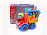 OBL200764 - Electric cartoon building block car does not include 3aa