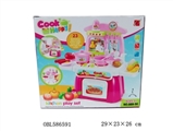 OBL586591 - Electronic kitchen counter suit with sound. The lights