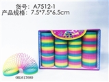 OBL617680 - 12 display box rainbow colored circles in Taiwan