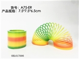 OBL617686 - Spring rainbow colored circles only heat shrinkable film