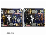 OBL617716 - 6 "Star Wars action figures 4 there were lights (chest) 