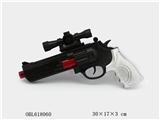 OBL618060 - Hand silver flint gun