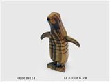 OBL618114 - Happy wood penguins 