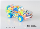 OBL618478 - Dynamic car produced blocks in multi-color combination weighing 230 grams (about 195-205 PCS)