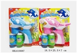 OBL619087 - Solid color dolphins electric music lights bubble gun