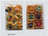 OBL619166 - Box of six block belt magnetic zhuang food bread