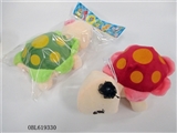 OBL619330 - Plush turtle doll (with ropes)