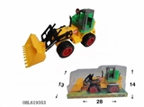 OBL619353 - Simulation of hydraulic inertia farmer bulldozer, drive)