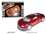 OBL619569 - 1:32 boomerang alloy car can drive door 2 color orange